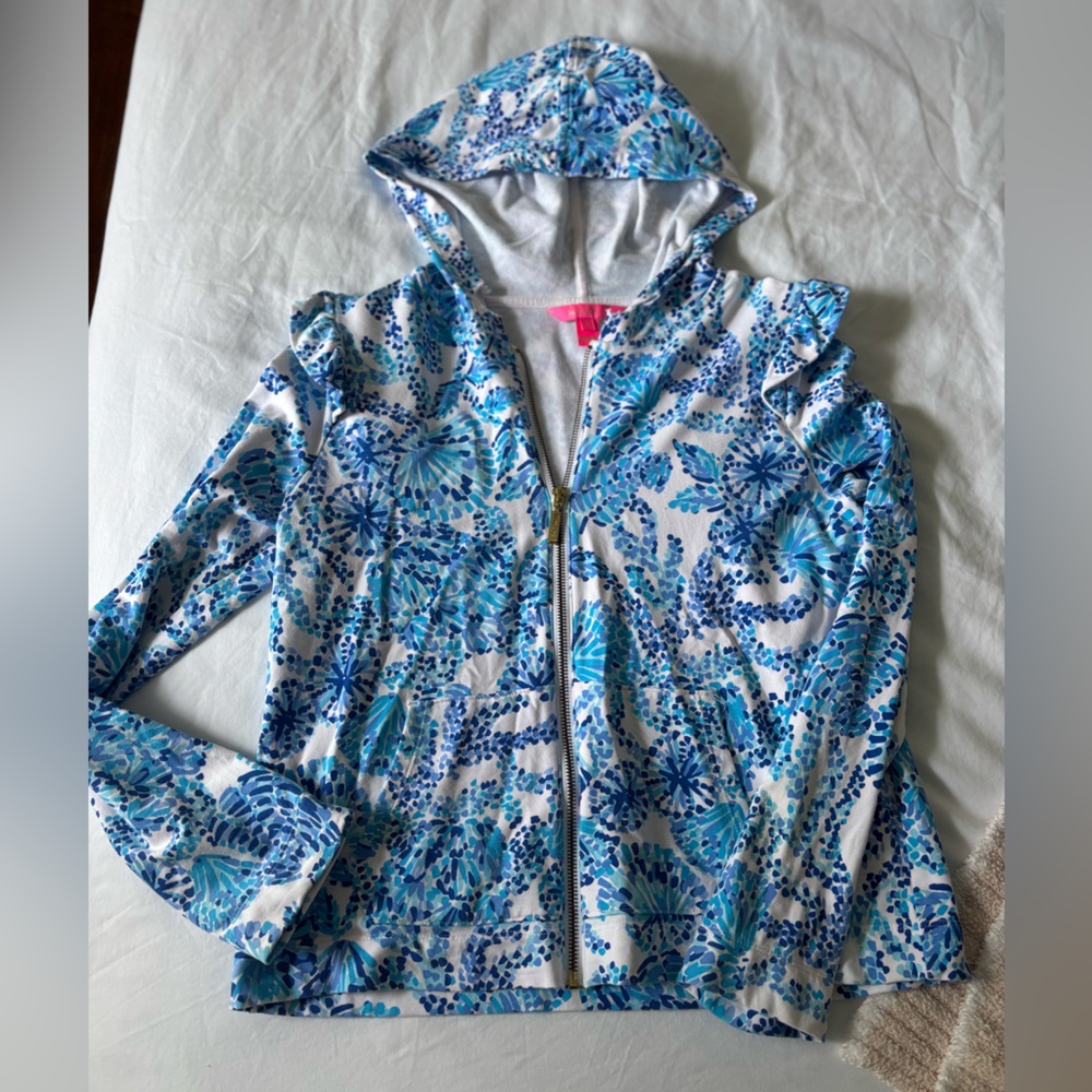 Lilly Pulitzer jacket. No string- pic shown